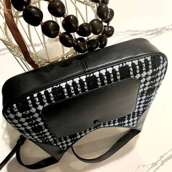 Kate Spade K4678 Blue Tweed Crossbody Purse NWOT - Picture 6 of 10